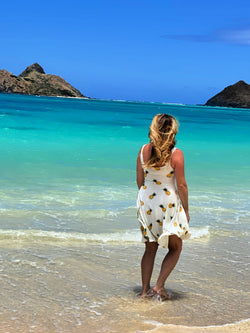 sundress women's clothing mini pineapple print sunkissed hawaii