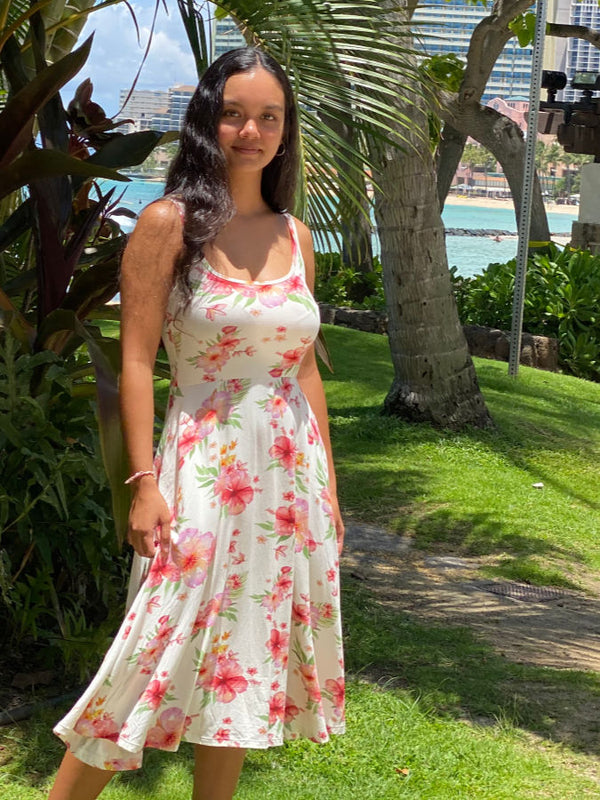 women's clothing janey dress sundress hibiscus print
